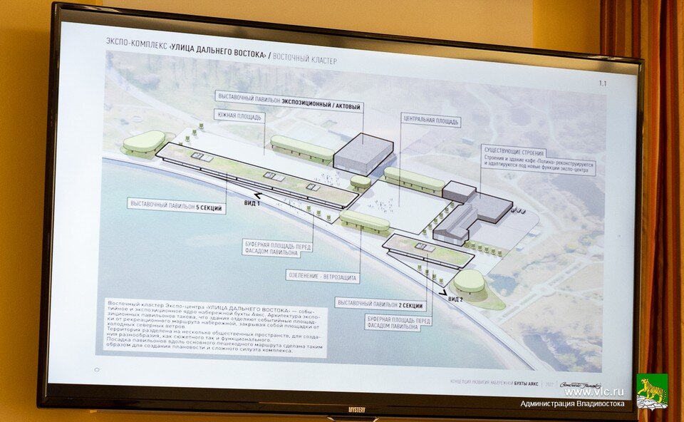     Восточный кластер.  Администрация Владивостока