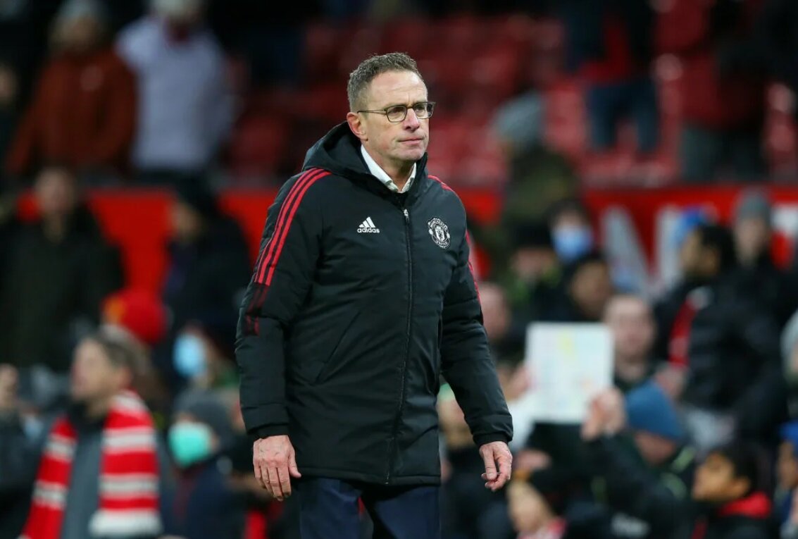 Ральф Рангник на посту главного тренера Манчестер Юнайтед.