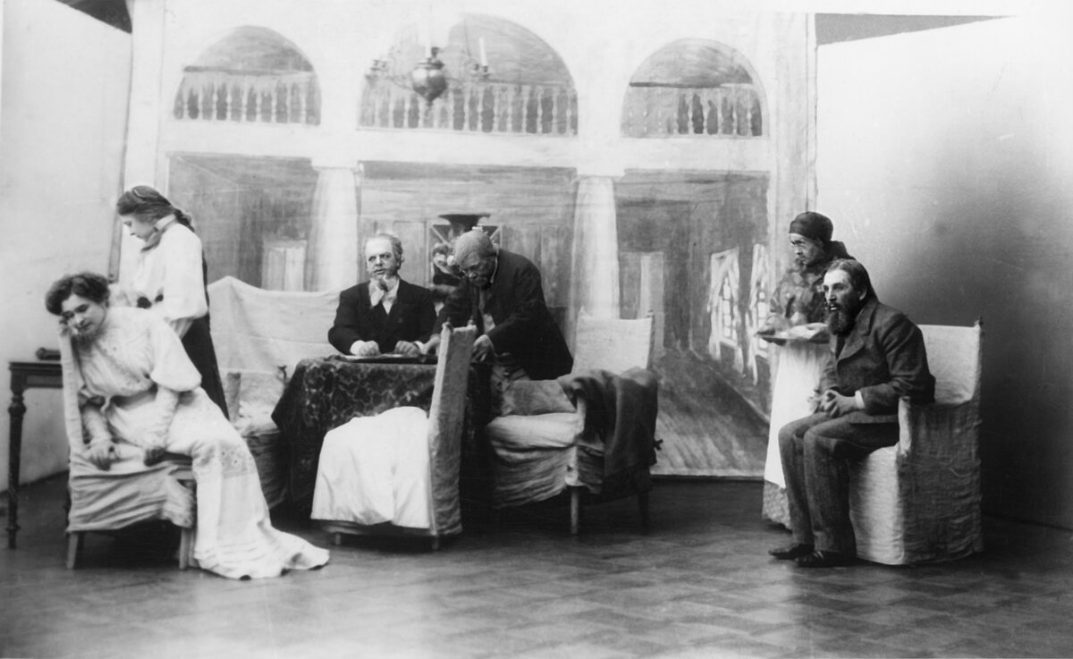 "Дядя Ваня", 1899 г. Сцена из спектакля