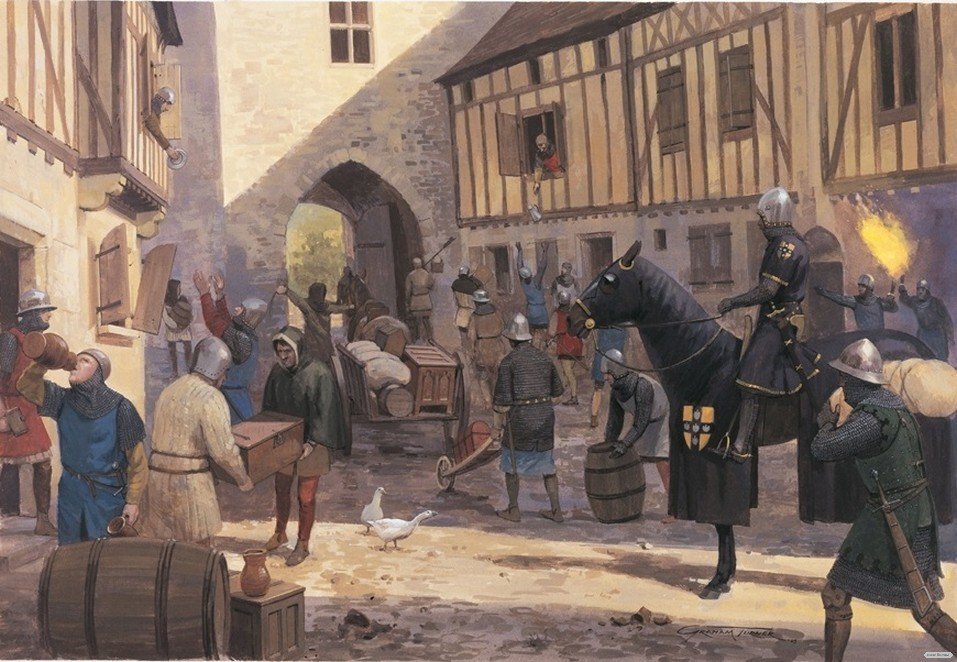 Битва при Сент-Олбанс - единственное сражение в "Войне Роз", в которой пострадал город