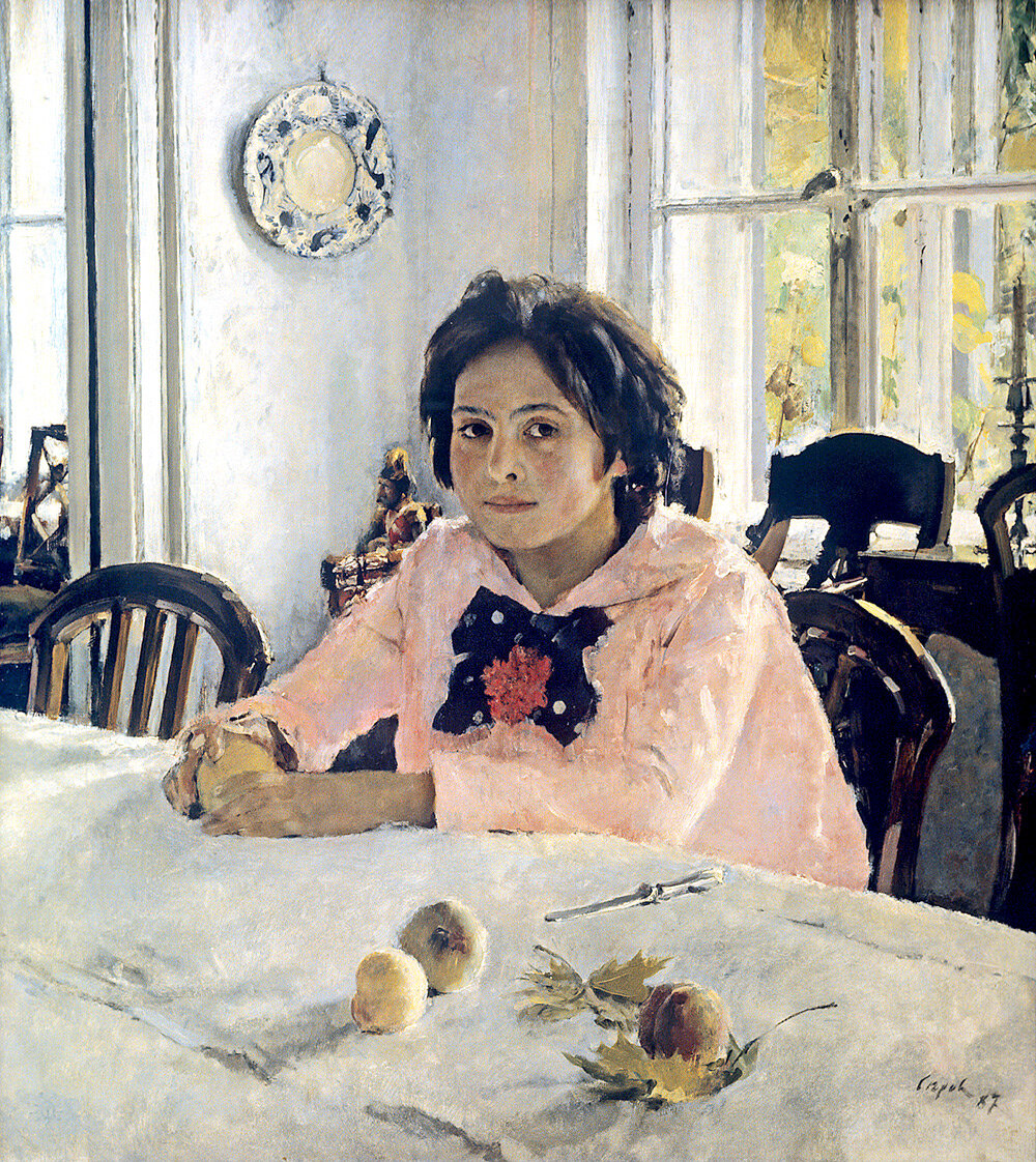 "Девочка с персиками" 1887г.