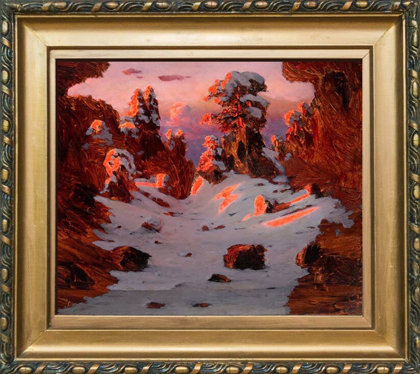 Куинджи А. И. "Эффект заката", 1900-е
