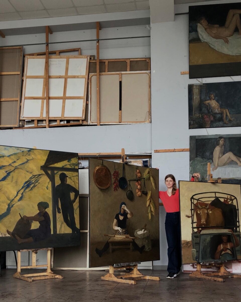 Семестровый просмотр в мастерской 