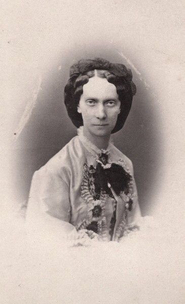 Императрица Мария Александровна, фото 1863 года. 