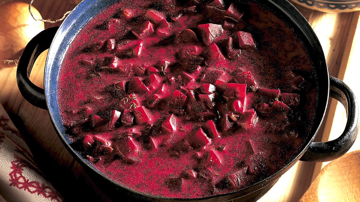    Постный суп-свекольник