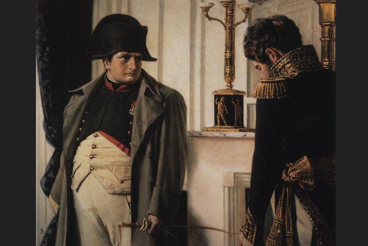 Василий Верещагин. "Наполеон и маршал Лористон" («Мир во что бы то ни стало»), 1899-1900.