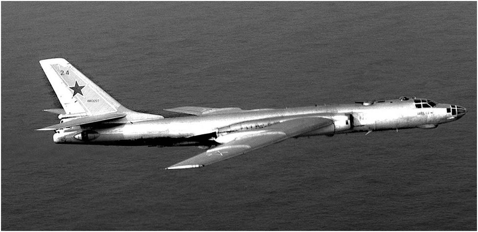 Первый серийный бомбардировщик Ту-16 поднялся в небо  29 октября 1953 года. Широкая публика увидела самолет на параде 1 мая 1954 года. Весной 1954 года Ту-16 стал поступать в строевые части. Через год на параде в Тушино в небе пролетели уже 54 самолета. Всего за последующие 10 лет, пока производство не прекратили, было выпущено 1509 бомбардировщиков Ту-16.