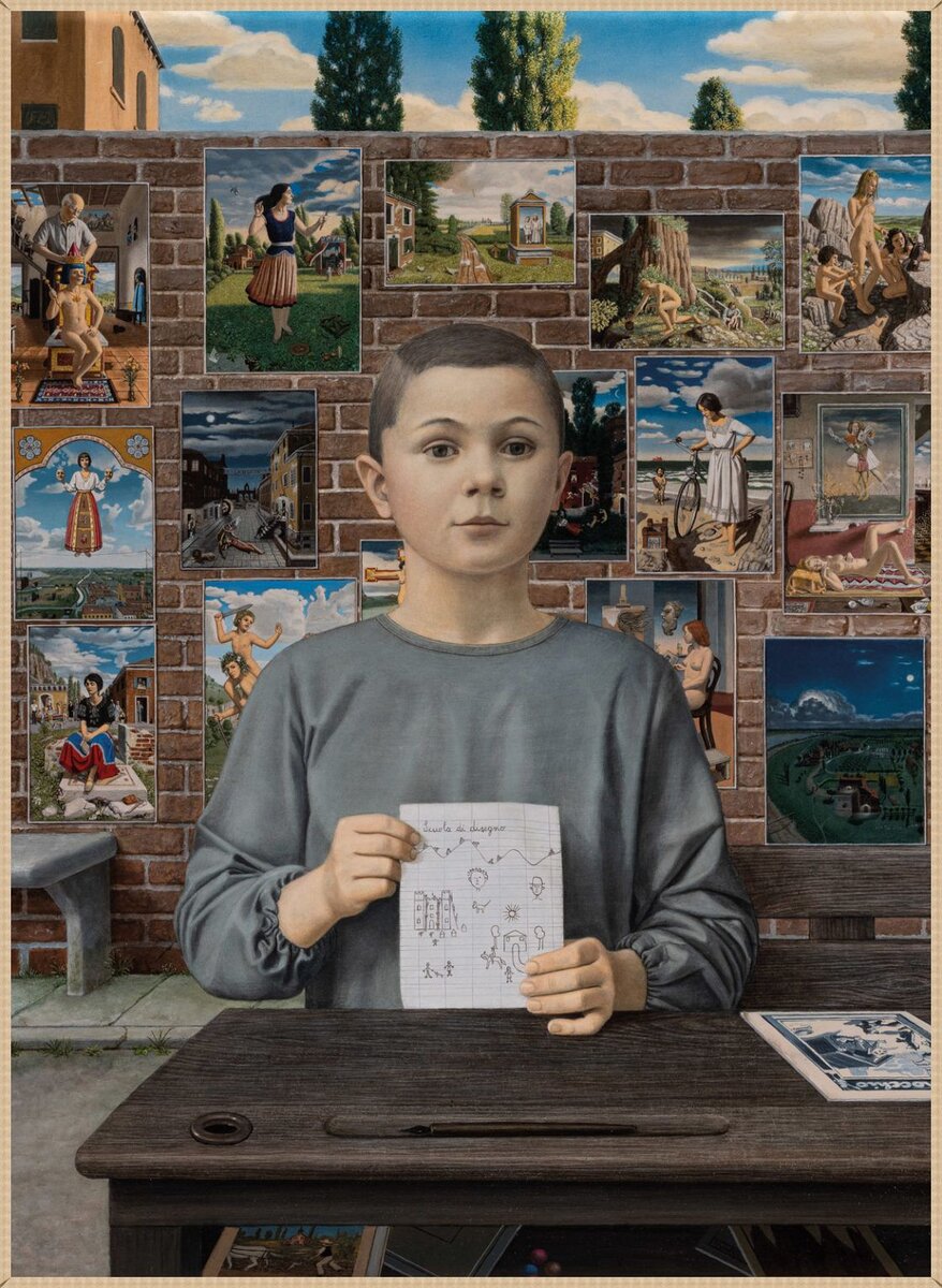  Адельчи Риккардо Мантовани (Adelchi-Riccardo Mantovani). Школа рисования.