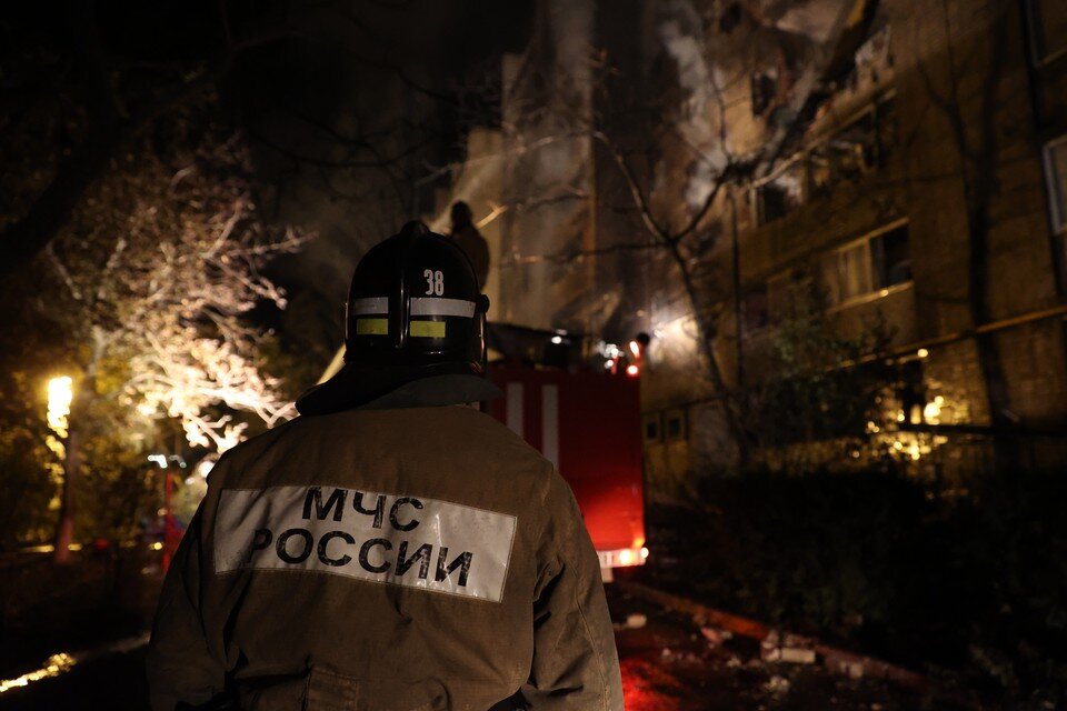    В Стрежевом при пожаре пострадал мужчина. Виталий ТИМКИВ