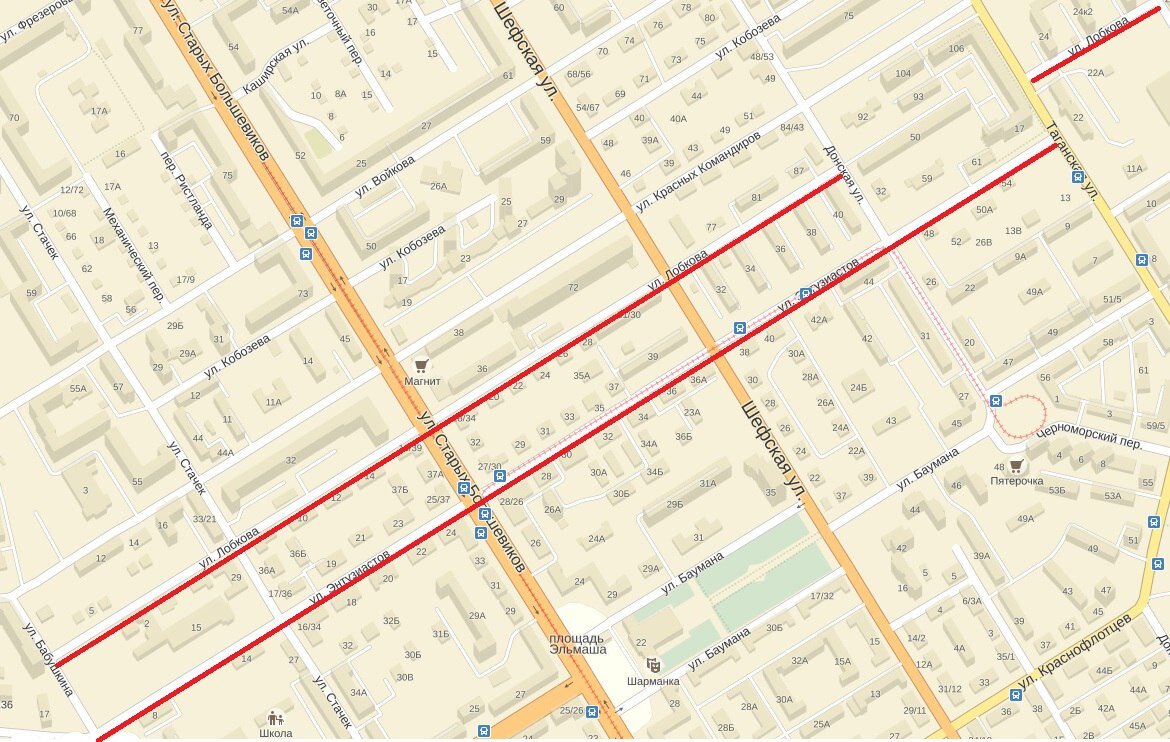 Энтузиастов - Лобкова (Екатеринбург)