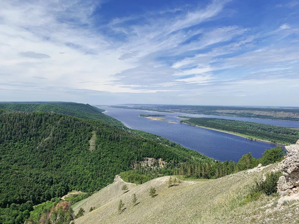 Гора Стрельная Самарская лука Жигулевские горы