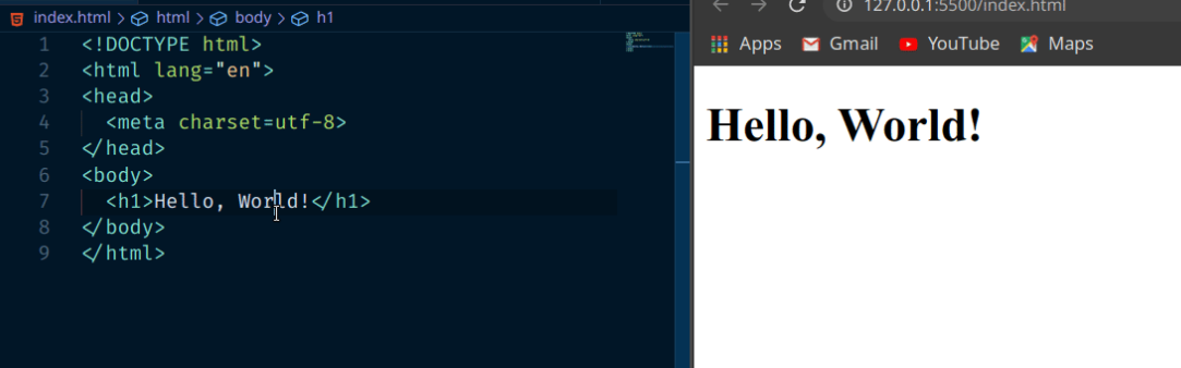 Live Server | Академия сайтов 