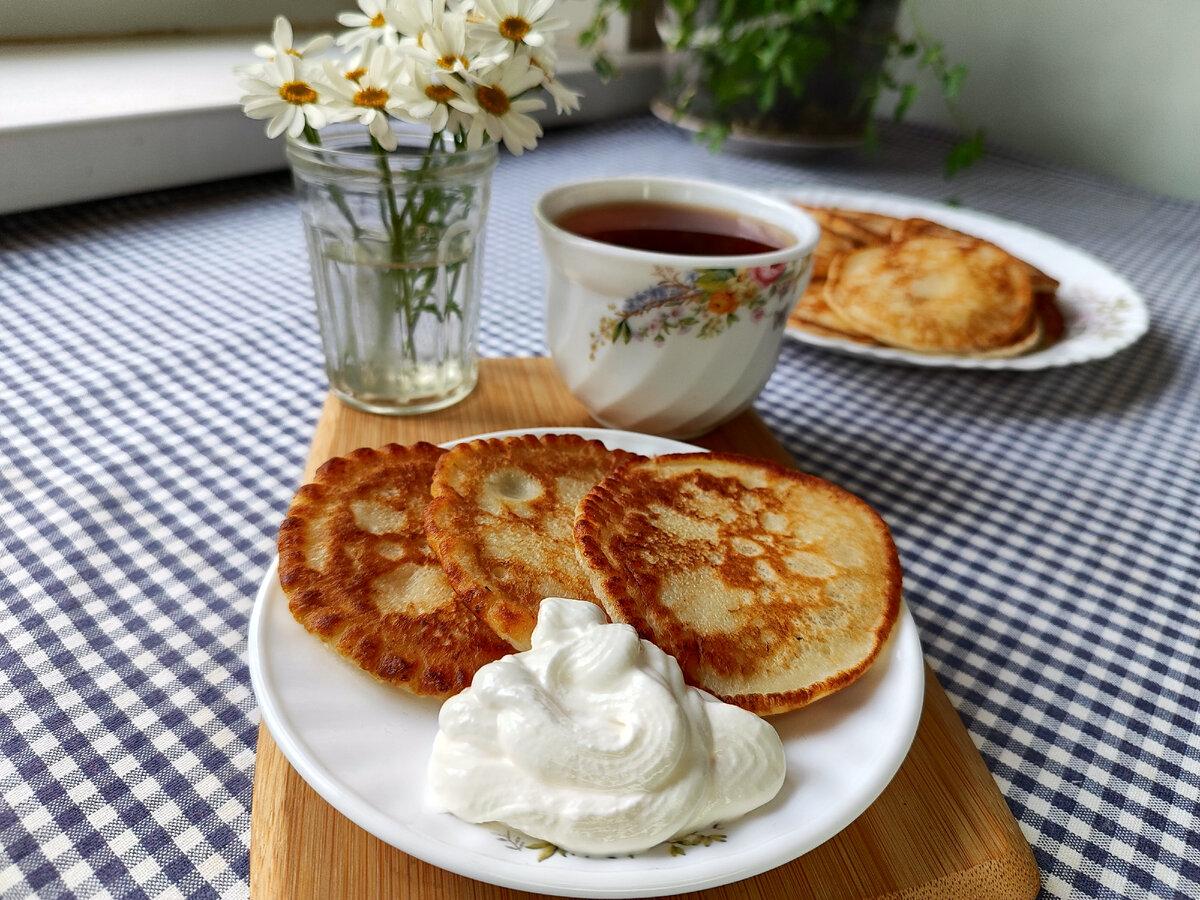 Оладьи из кислого молока | Готовим вкусно дома/ Кулинария/ Рецепты | Дзен