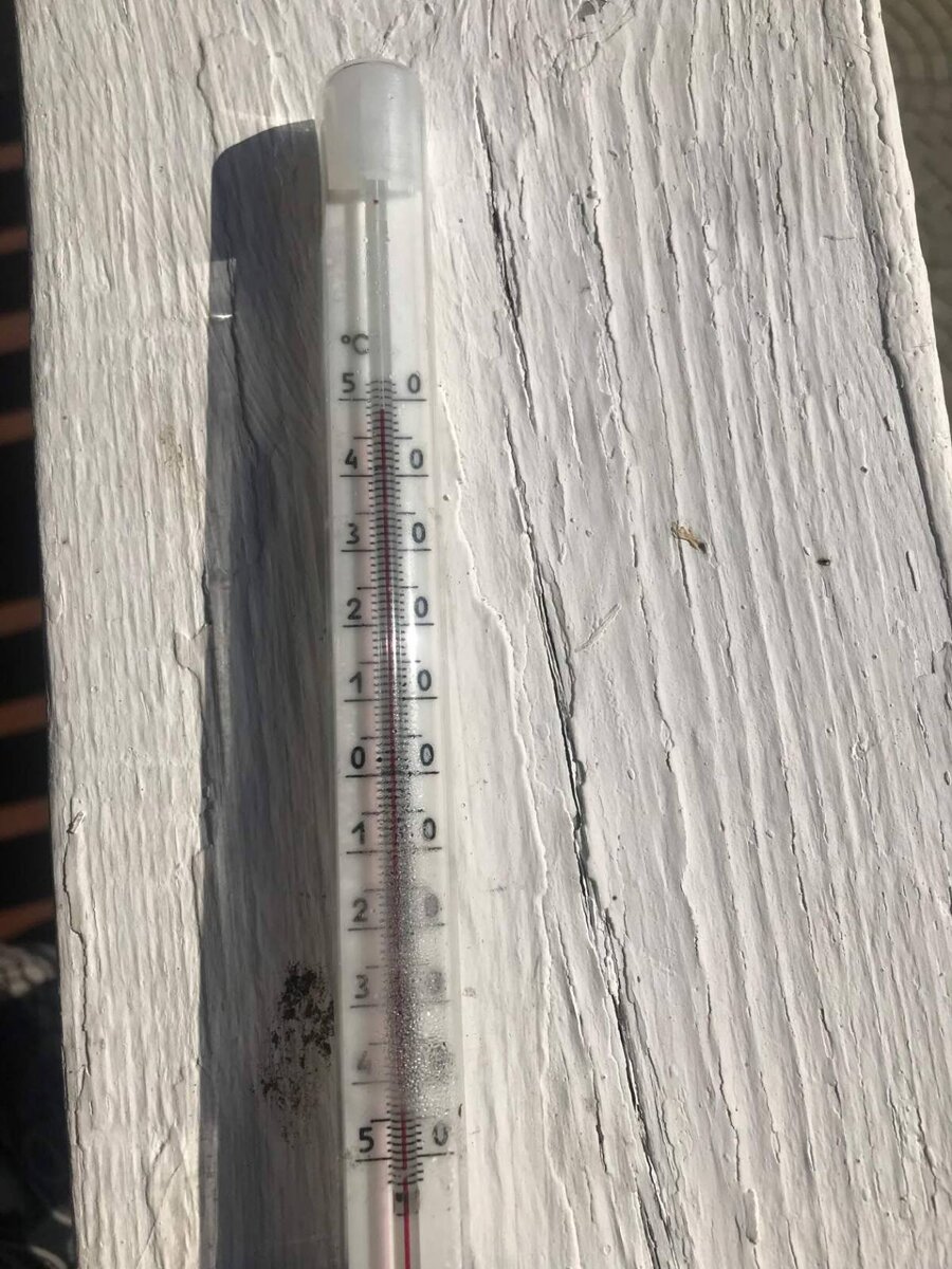 Градусник на даче сегодня показывал так😂 Добро пожаловать на курорты Челябинского "края" 😂