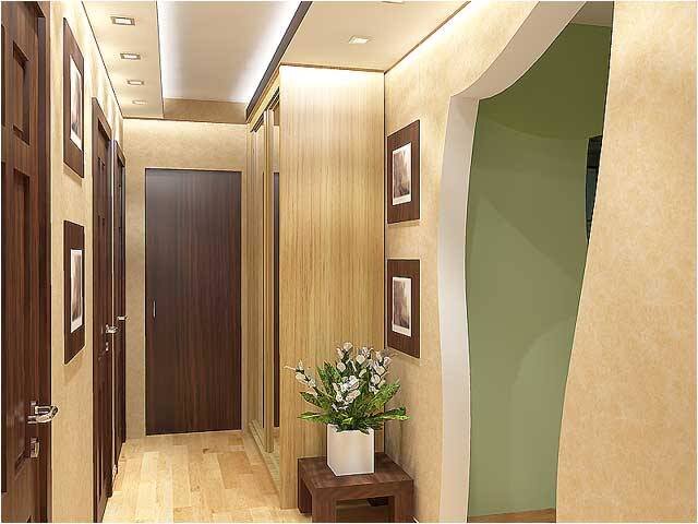 Дизайн коридора в панельном доме (35 фото)