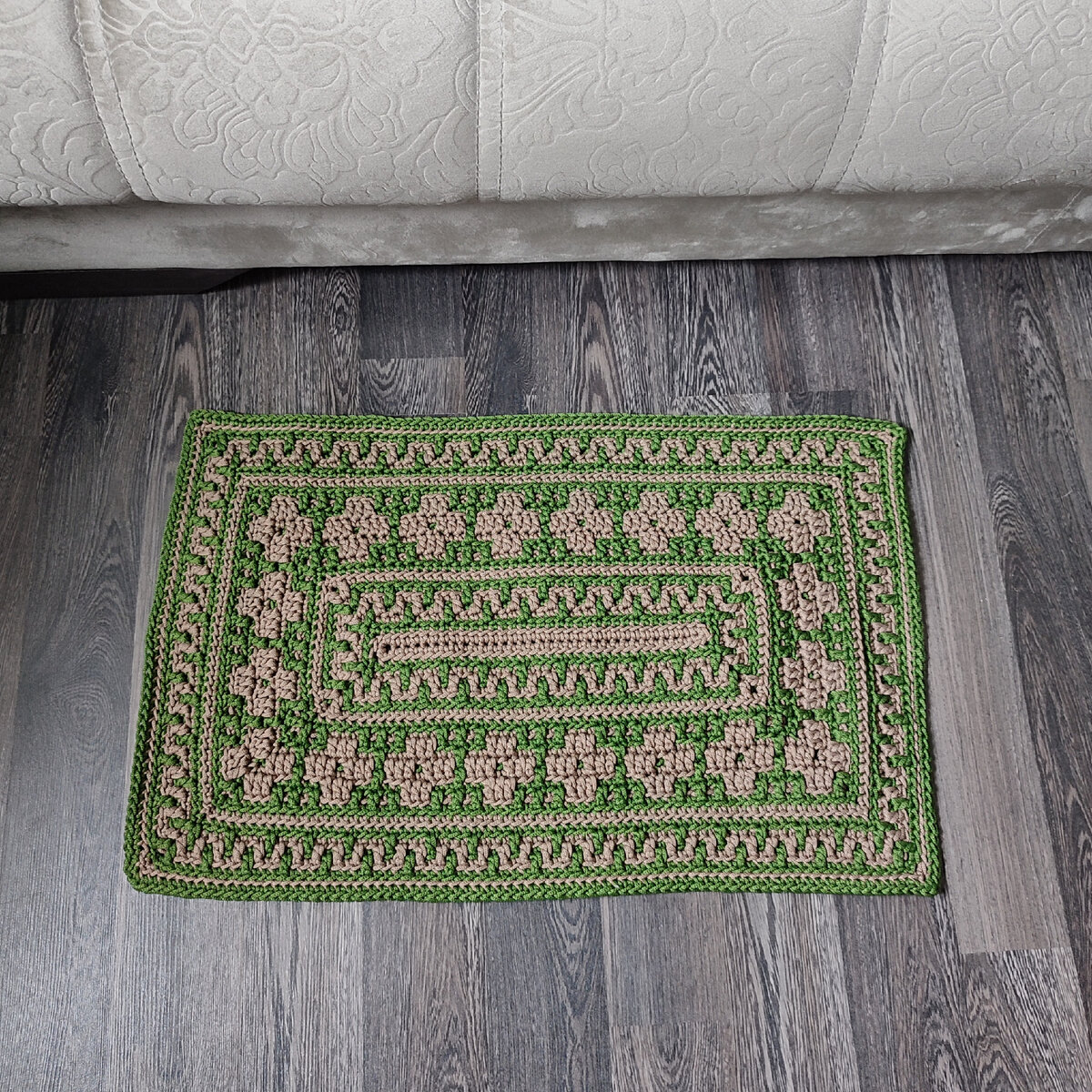 Коврик из шнура