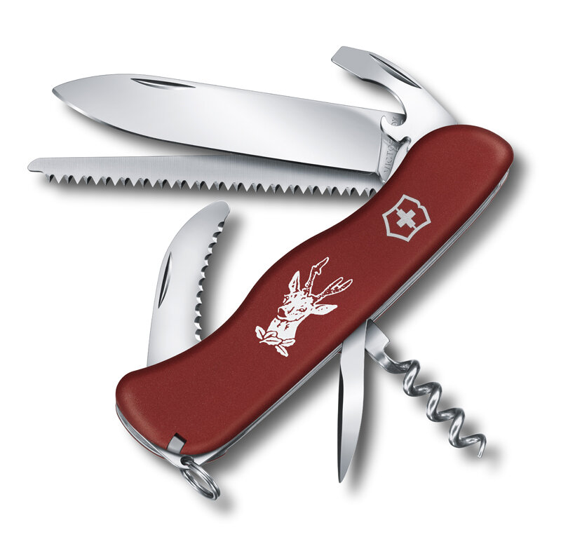 Нож Victorinox Hunter. Фотография с сайта производителя. https://www.victorinox.com/global/en/Products/Swiss-Army-Knives/Large-Pocket-Knives/Hunter/p/0.8573