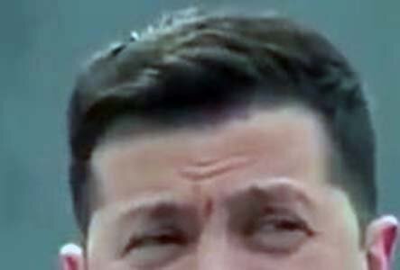 Фрагмент кадра из выступления Владимира Зеленского 26 апреля 2021 года.