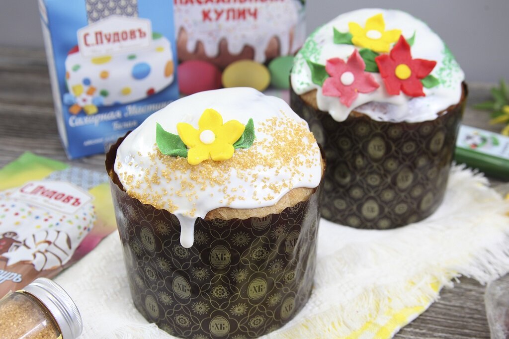 С.Пудовъ - Как легко украсить пасхальный кулич цветами из сахарной мастики своими руками?