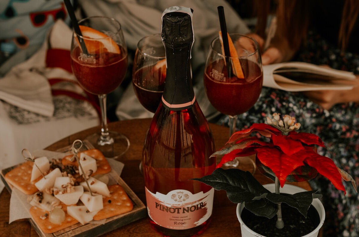 Розовое игристое вино «Pinot Noir» от Минского завода игристых вин