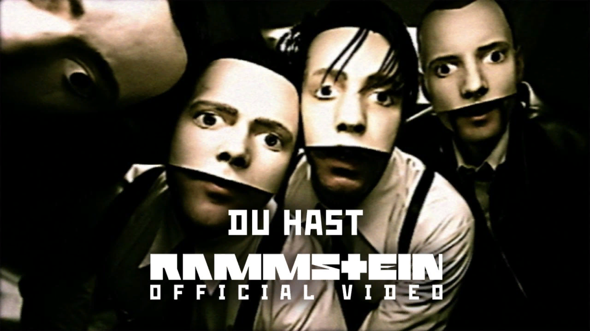 Группа рамштайн 1997. Rammstein 1969. Rammstein du hast. Du hast клип.