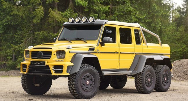 Mercedes-Benz G63 AMG 6×6 производится только для определенного контингента людей, в основном для непроходимых мест, в частности ОАЕ