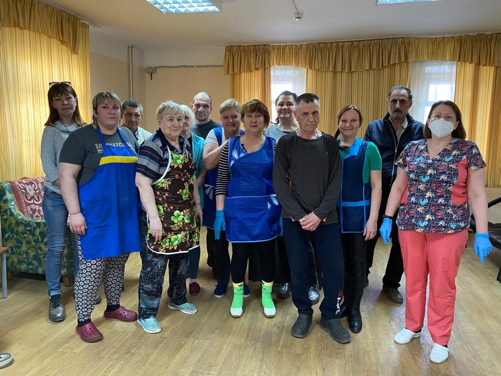 Сотрудники «Дома Милосердия» в Новосибирске // Фото предоставлено автором