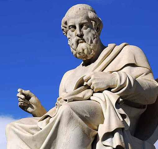 Детство и юность Как считают исследователи, Платон родился примерно в 427 г. до н.э. В это время между Афинами и Спартой шла Пелопоннесская война.-2