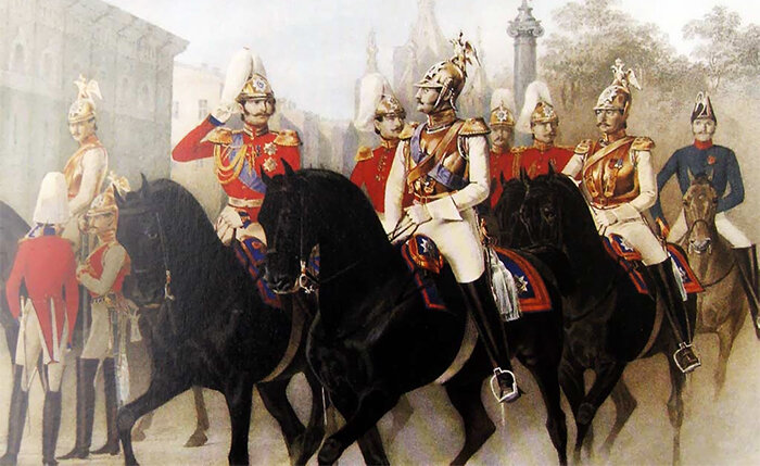 К. Пиратский. Николай I и цесаревич Александр Николаевич