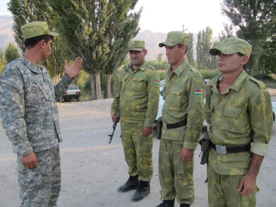 Пограничники Таджикистана
