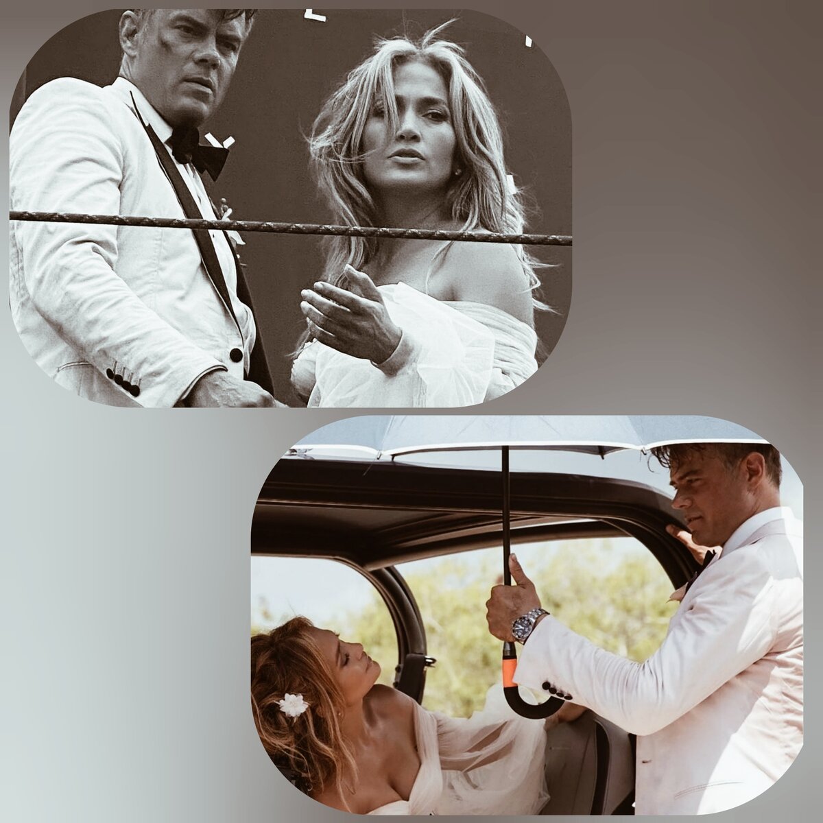 Дженнифер Лопес и Джош Дюамель в фильме "Shotgun Wedding" 2022