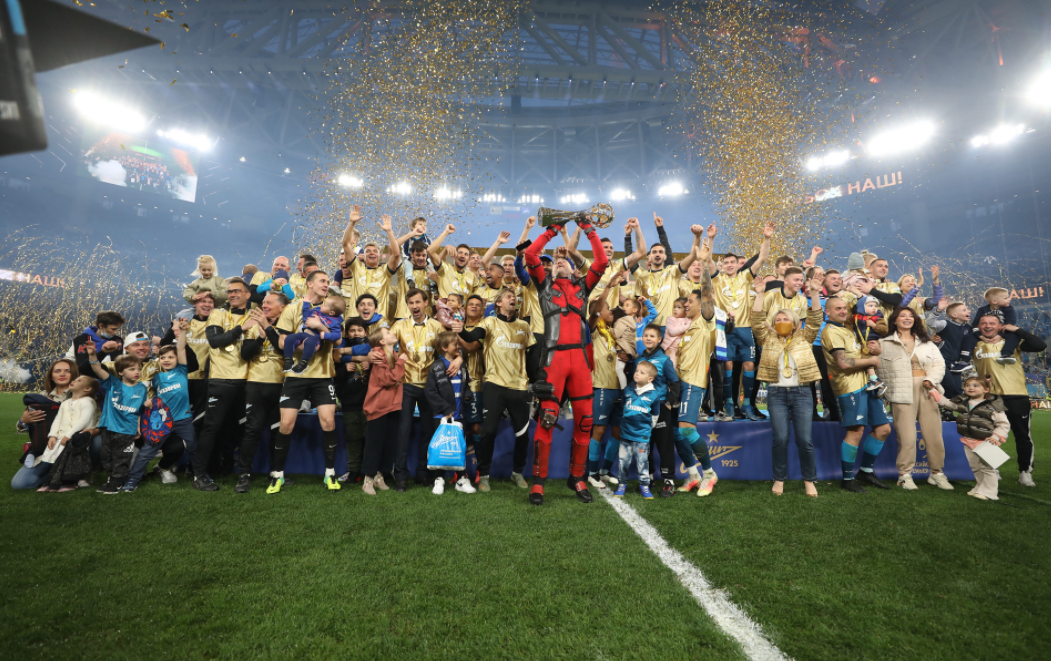 "Зенит" - восьмикратный чемпион страны (с учетом одного союзного золота). Фото: ФК "Зенит"