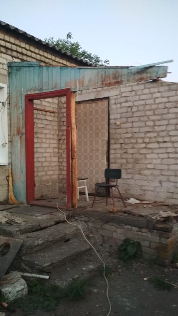 так было прошлым летом, после сноса пристройки