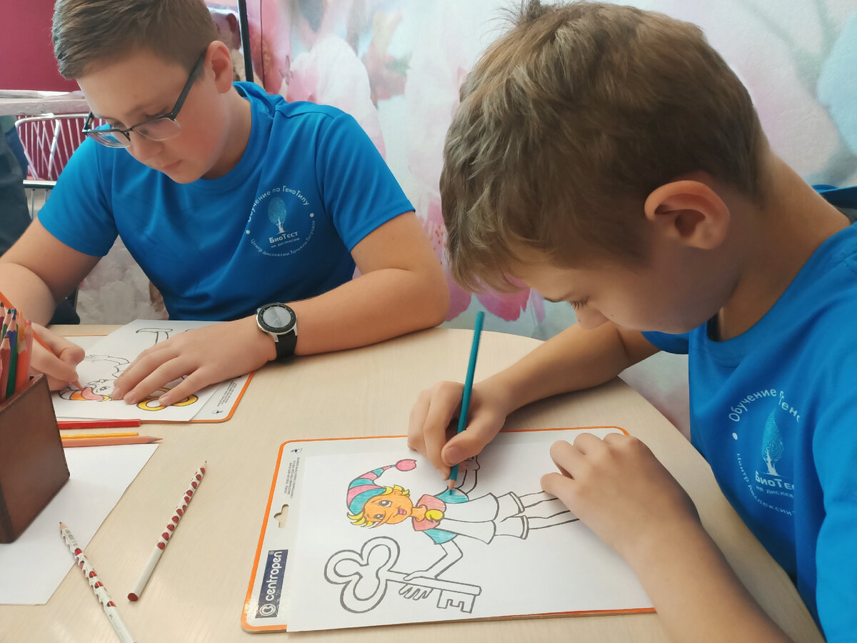 Ученики Татьяны Гогуадзе за графокоррекцией на программе "Успешный Старт".