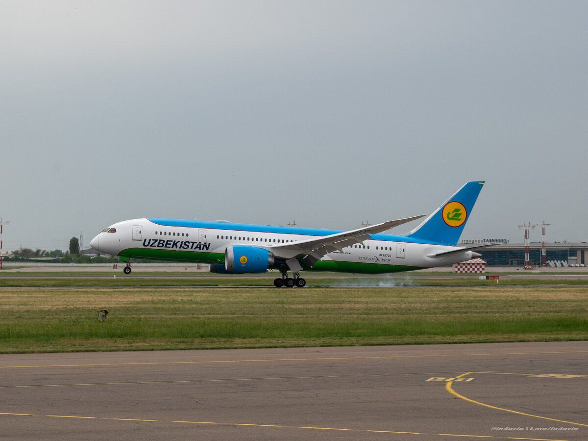 Новый Boeing 787-8 для Uzbekistan Airways прибыл в Ташкент | in4avia | Дзен