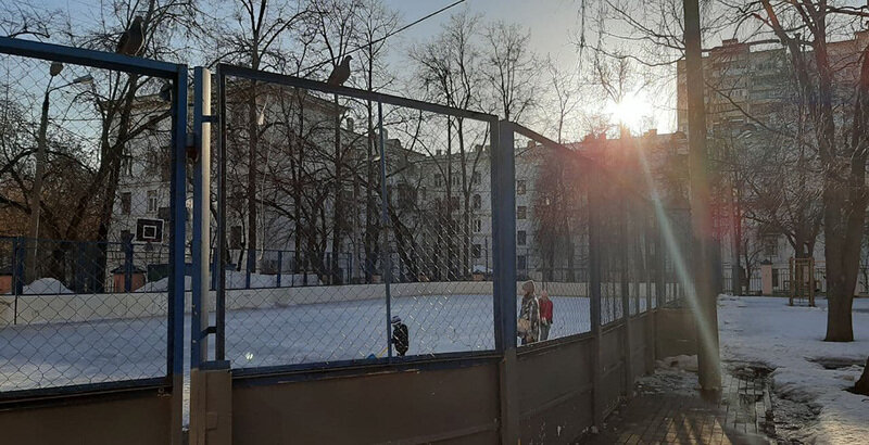 Футбольная площадка в Измайлово. Фото: Лариса Ступина