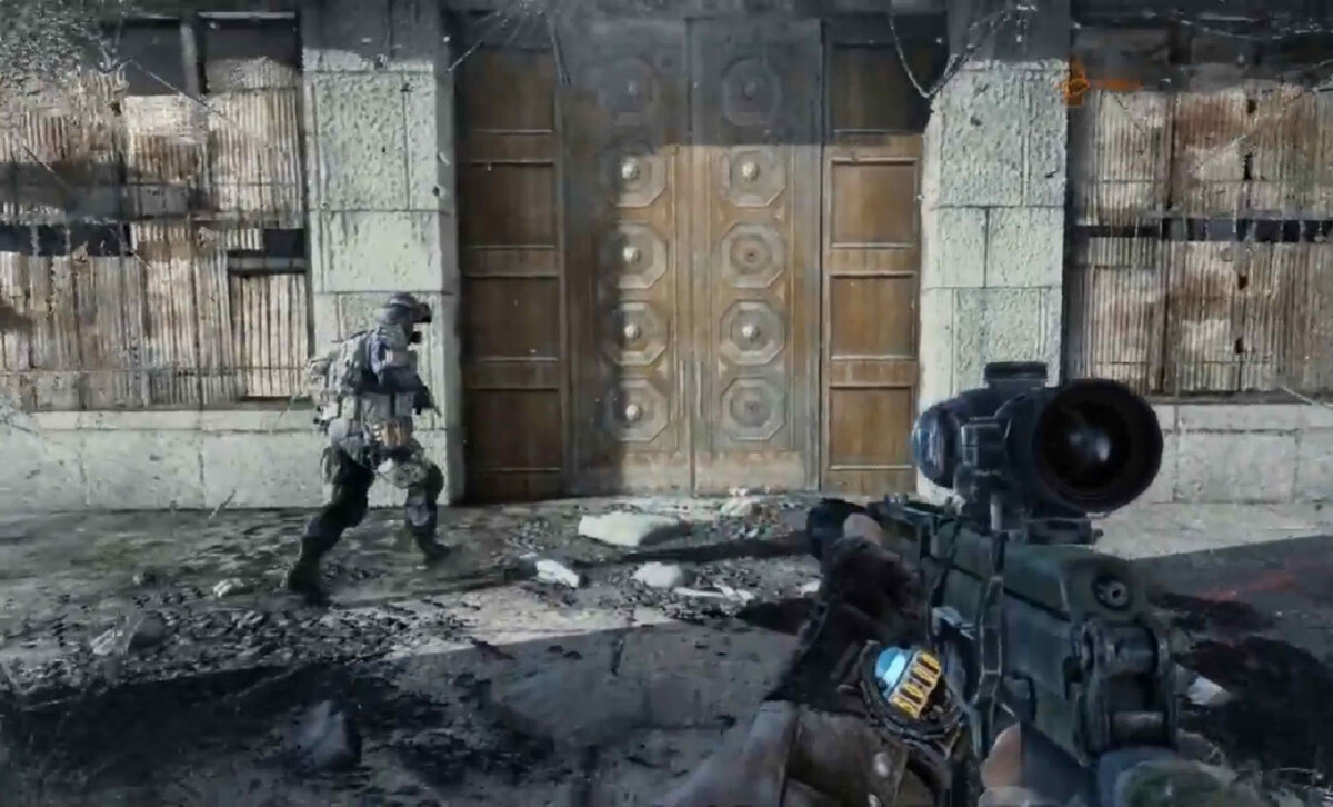 Кадр из игры Метро 2033