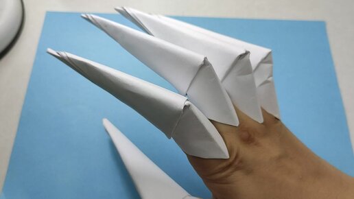 Как сделать когти из бумаги а4 на пальцы — инструкции создания, фото идеи и советы