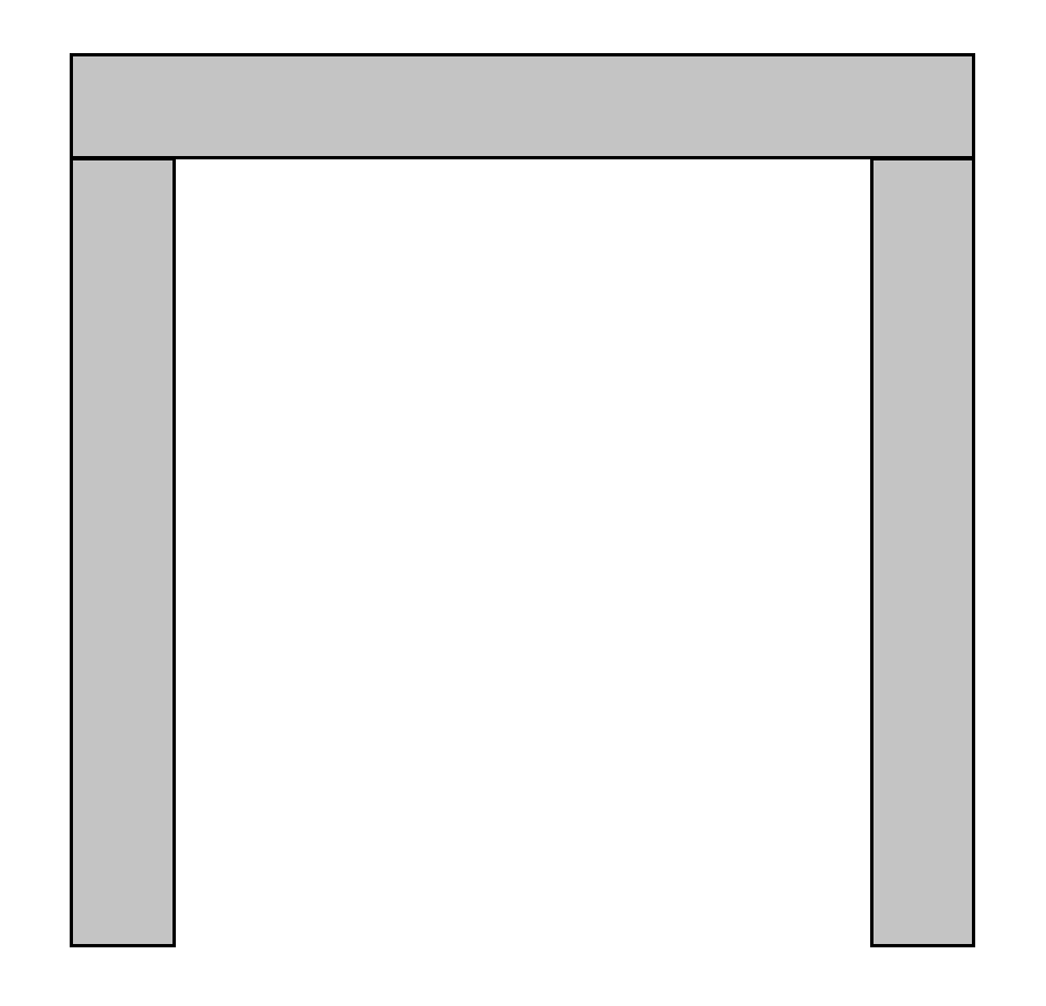 Столбы для крыши над колодцем из доски 100х200