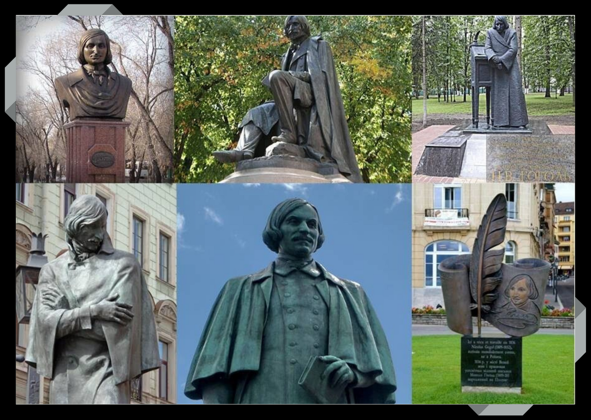памятник николаю гоголю. памятник н. памятники в честь гоголя. в. в.