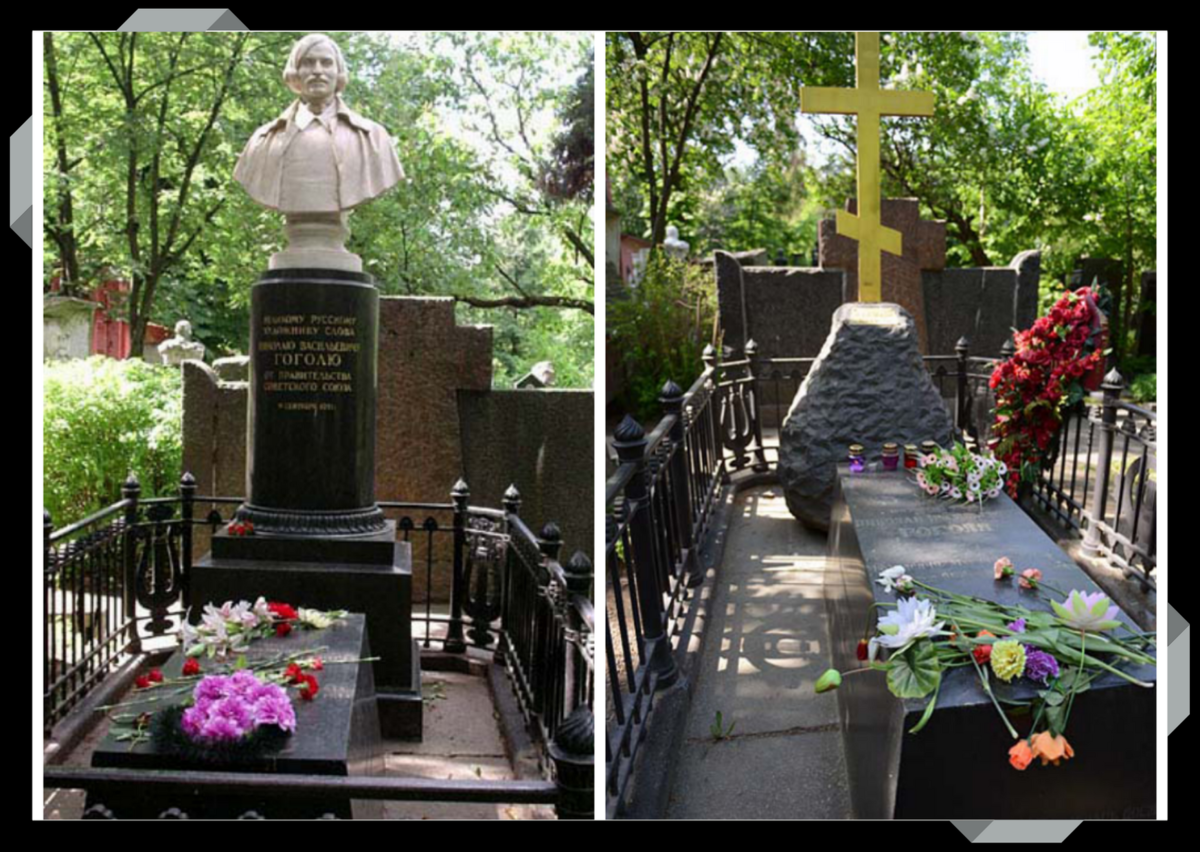 Похоронили ли гоголя заживо. Могила Гоголя на Новодевичьем кладбище.