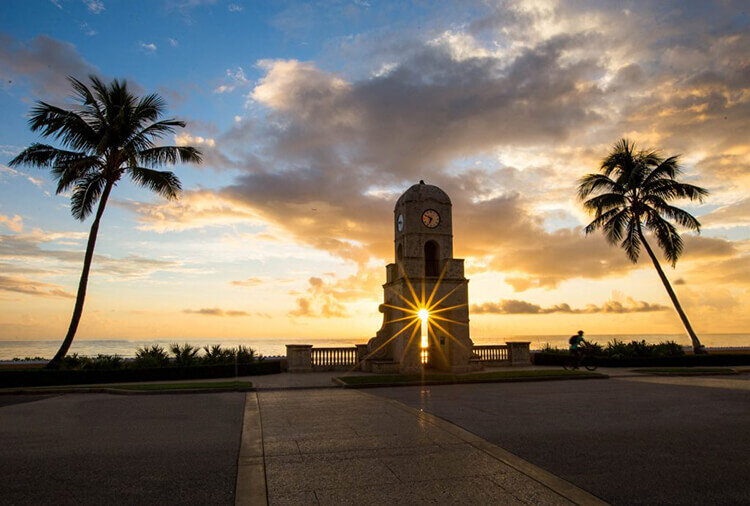 Фото, сделанное во время заката