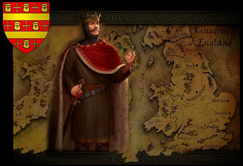 Король Англии Гарольд II, его королевство и герб рода Годвинсонов (House of Godwin)