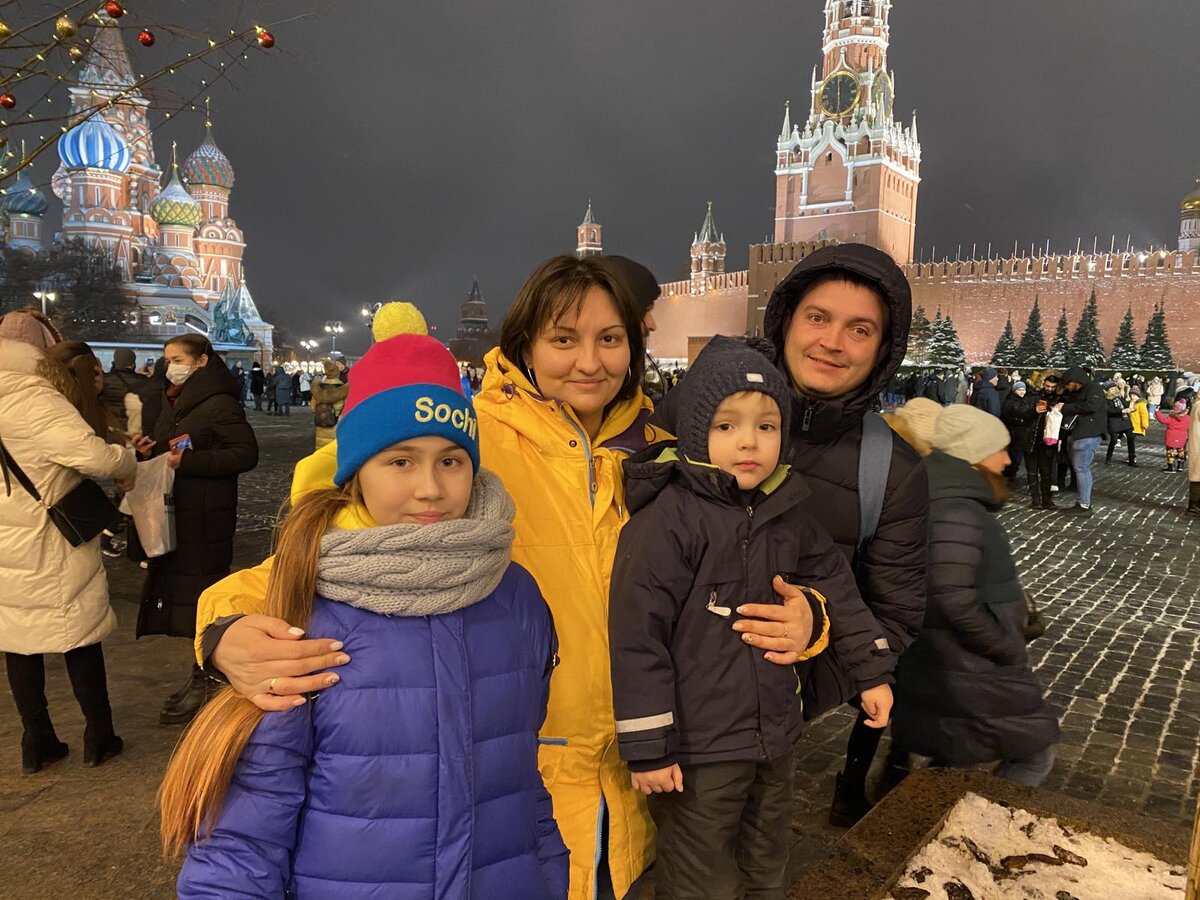 В новогодние каникулы решили посетить Москву