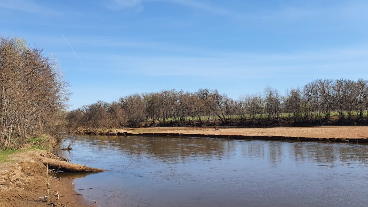 Фото Лужецкой Натальи  река Елшанка 2 мая 2021 года