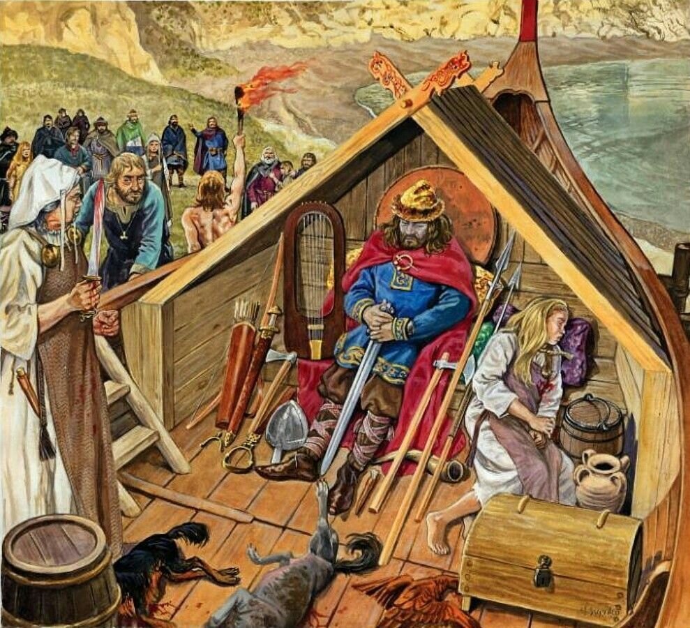 Взято из открытых источников. Похороны знатного человека