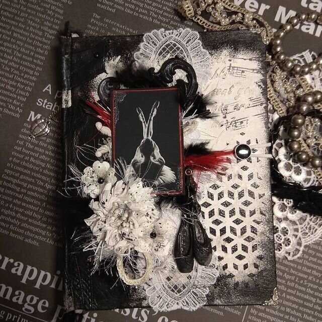 Блокнот в технике скрапбукинг. Автор Юлия Береговая