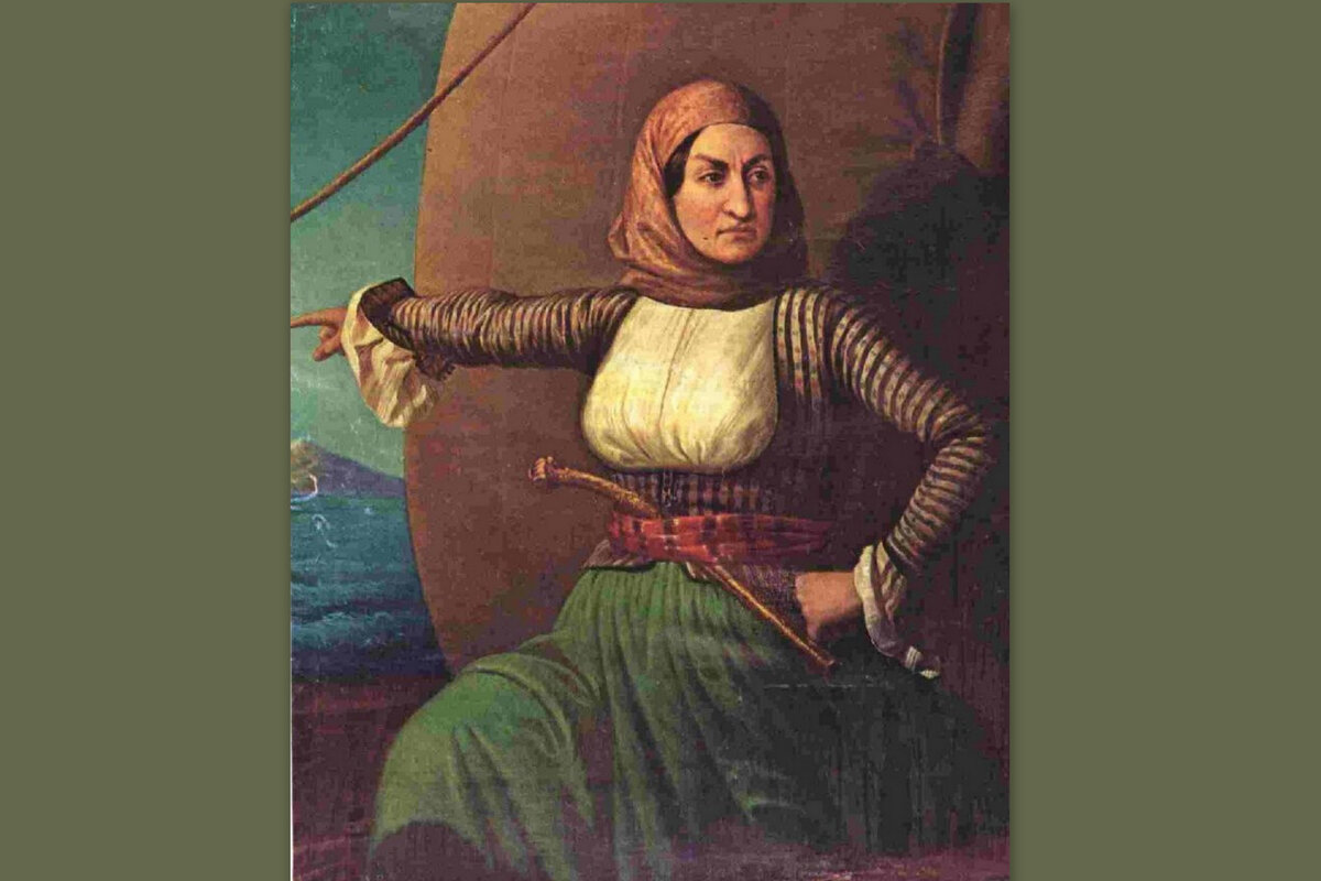 Ласкарина Бубулина (1771-1825). Неизвестный художник XIX в. Национальный музей в Афинах.