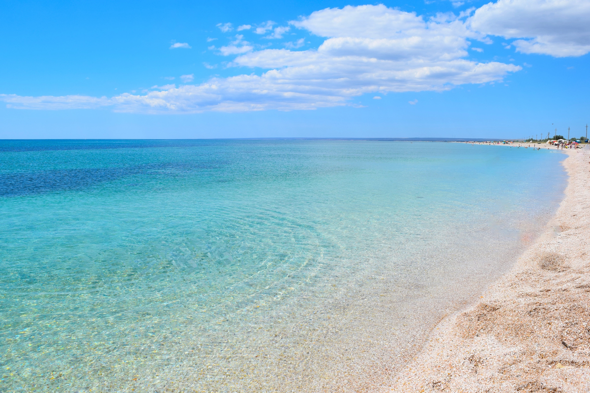 Коса Беляус, Крым