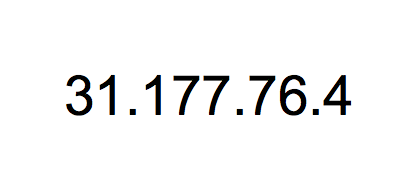 Так выглядят IP-адреса версий IPv4